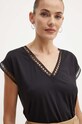 Morgan t-shirt DOYAL czarny DOYAL