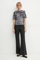 Футболка Morgan DYNE DYNE чорний AW24