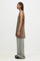 Rick Owens top bawełniany Luxor DS02D2111.RNP szary AW24