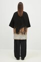 Odzież Rick Owens t-shirt jeansowy Tommy T DS02D2203.BSUN czarny