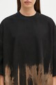 Rick Owens t-shirt jeansowy Tommy T czarny DS02D2203.BSUN