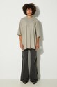 Bavlnené tričko Rick Owens Tommy T DS02D2209.RNET1 béžová AW24