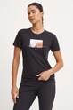 Salewa tricou sport Pure Design print negru 00.0000028810