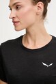 Salewa t-shirt sportowy Eagle Minilogo czarny 00.0000028855