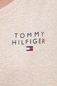 Bavlněné tričko Tommy Hilfiger béžová UW0UW05222