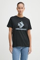 Converse t-shirt bawełniany nadruk czarny 10026755.A02
