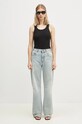 Coperni top Rib Logo Tank Top COPJS12F5006 black