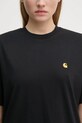 Хлопковая футболка Carhartt WIP S/S Chase чёрный I033045.00FXX