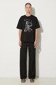 Хлопковая футболка Carhartt WIP S/S Pepe Sad Cowboy I034003.0D2XX чёрный AW24