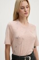 Кашемировый свитер ZADIG&VOLTAIRE розовый KWSW01674