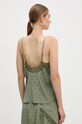 Îmbrăcăminte ZADIG&VOLTAIRE top de mătase WWCR00249 verde