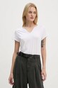 ZADIG&VOLTAIRE t-shirt in cotone semplice bianco JWTN00450