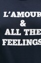 ZADIG&VOLTAIRE t-shirt bawełniany JWTS01683 granatowy
