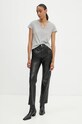 Bavlnené tričko ZADIG&VOLTAIRE JWTN00456 sivá AW24