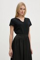 Βαμβακερό μπλουζάκι ZADIG&VOLTAIRE μαύρο JWTN00446