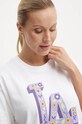 Хлопковая футболка 47 brand MLB Los Angeles Dodgers белый BB012TMYIHQ620791WW