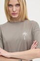Хлопковая футболка Never Fully Dressed Washed Grey Mystcial Tee серый NFDTO1545