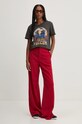 Бавовняна футболка Volcom B3532400 сірий AW24