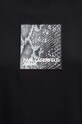 Karl Lagerfeld Jeans t-shirt bawełniany 246J1701 czarny
