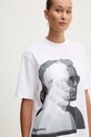 Бавовняна футболка Karl Lagerfeld Jeans білий 246J1707
