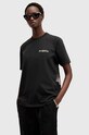 Bavlněné tričko AllSaints FLEURIR W096JB černá AW24