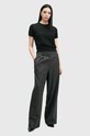 Шерстяная футболка AllSaints BERN чёрный W108KB