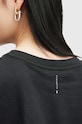 Βαμβακερό μπλουζάκι AllSaints RUE TEE μαύρο W185JB