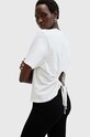 Îmbrăcăminte AllSaints tricou din bumbac HOLLI W187JB alb