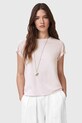Хлопковая футболка AllSaints ANNA хлопок розовый W191JB