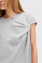 AllSaints t-shirt bawełniany ONYX TWIST W193JB szary AW24