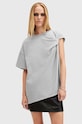 AllSaints t-shirt bawełniany ONYX TWIST W193JB szary
