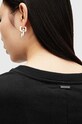 Oblečení Bavlněné tričko AllSaints ONYX TWIST W193JB černá