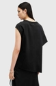 AllSaints t-shirt bawełniany ONYX TWIST czarny W193JB