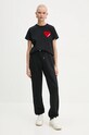 FROM FUTURE tricou din bumbac WTS00829 negru SS25