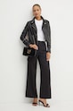 Pamučna majica Karl Lagerfeld 246W1702 bijela AW24