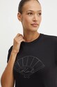 Бавовняна футболка Karl Lagerfeld чорний 246W1702