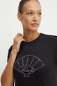 Karl Lagerfeld t-shirt bawełniany czarny 246W1702