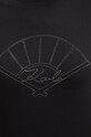 Бавовняна футболка Karl Lagerfeld 246W1702 чорний
