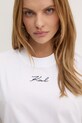 Karl Lagerfeld t-shirt biały 246W1721