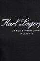 Bavlněné tričko Karl Lagerfeld 246W2107 černá