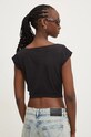 Одежда Футболка Juicy Couture REGAL SQUARE NECK CROPPED TEE JCBCT224831.101 чёрный