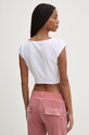 Одежда Топ Juicy Couture REGAL SQUARE NECK CROPPED TEE JCBCT224831.117 белый