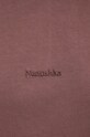 Pamučna majica Nanushka REECE NU24PFSH03578 smeđa