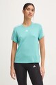 adidas Performance t-shirt treningowy Train Essentials regular turkusowy IX0991
