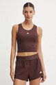 adidas Performance top de antrenament maro IX9297