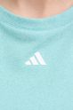 adidas Performance tricou de antrenament Designed for Training IY9157 turcoaz