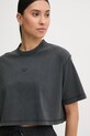 Βαμβακερό μπλουζάκι Reebok Classic μαύρο 100205890