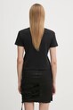 Îmbrăcăminte A Bathing Ape tricou din bumbac ONE POINT MINI TEE 1K80209003 negru