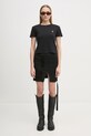 A Bathing Ape tricou din bumbac ONE POINT MINI TEE 1K80209003 negru