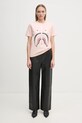 A Bathing Ape tricou din bumbac SHARK TEE roz 1K80210003